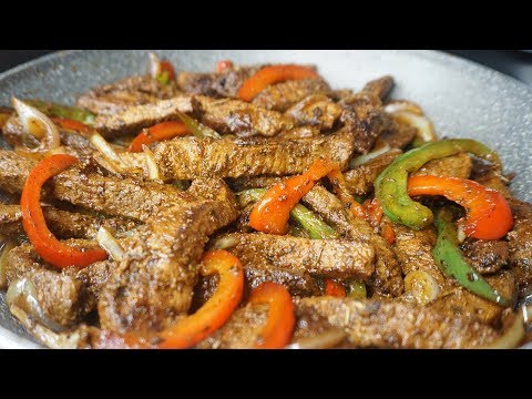 HOW TO MAKE THE BEST STEAK FAJITAS| Beef Fajitas| Steak Recipe