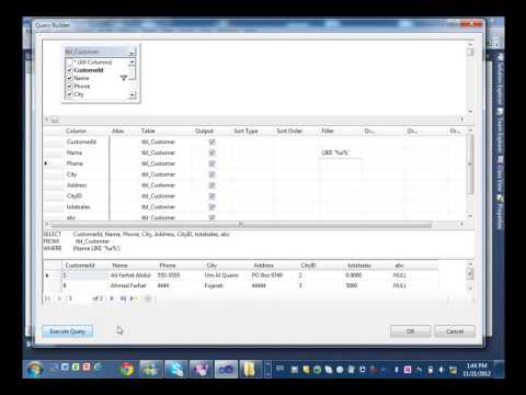 Introduction to a database application Part5 Query Builder