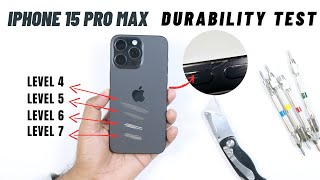 iPhone 15 Pro Max Durability Test - How Strong is Titanium Frame ?