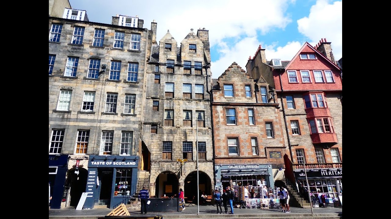 voyage, ambiance rues d'Edimbourg - YouTube
