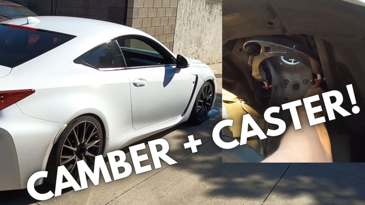 LEXUS RC-F FRONT CAMBER ARM INSTALL! (RR RACING)