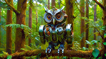 Blender with Stable Diffusion XL Tutorial - Robot owl