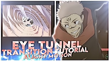 Eye Tunnel Transition Tutorial Alight Motion । Zenith Galib 