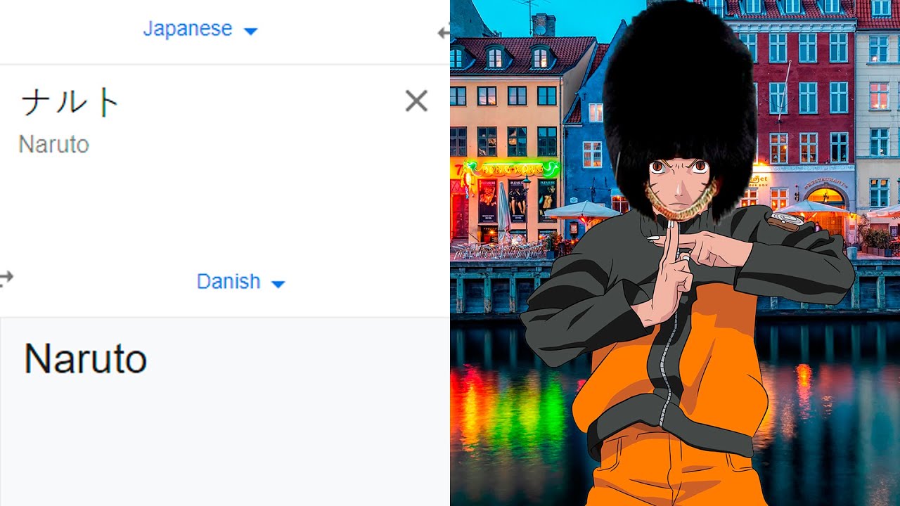 Naruto In Different Languages Meme
