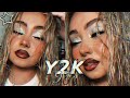 Y2K | 90’s Inspired Silver ‘Wet look’ MAKEUP TUTORIAL 🖤