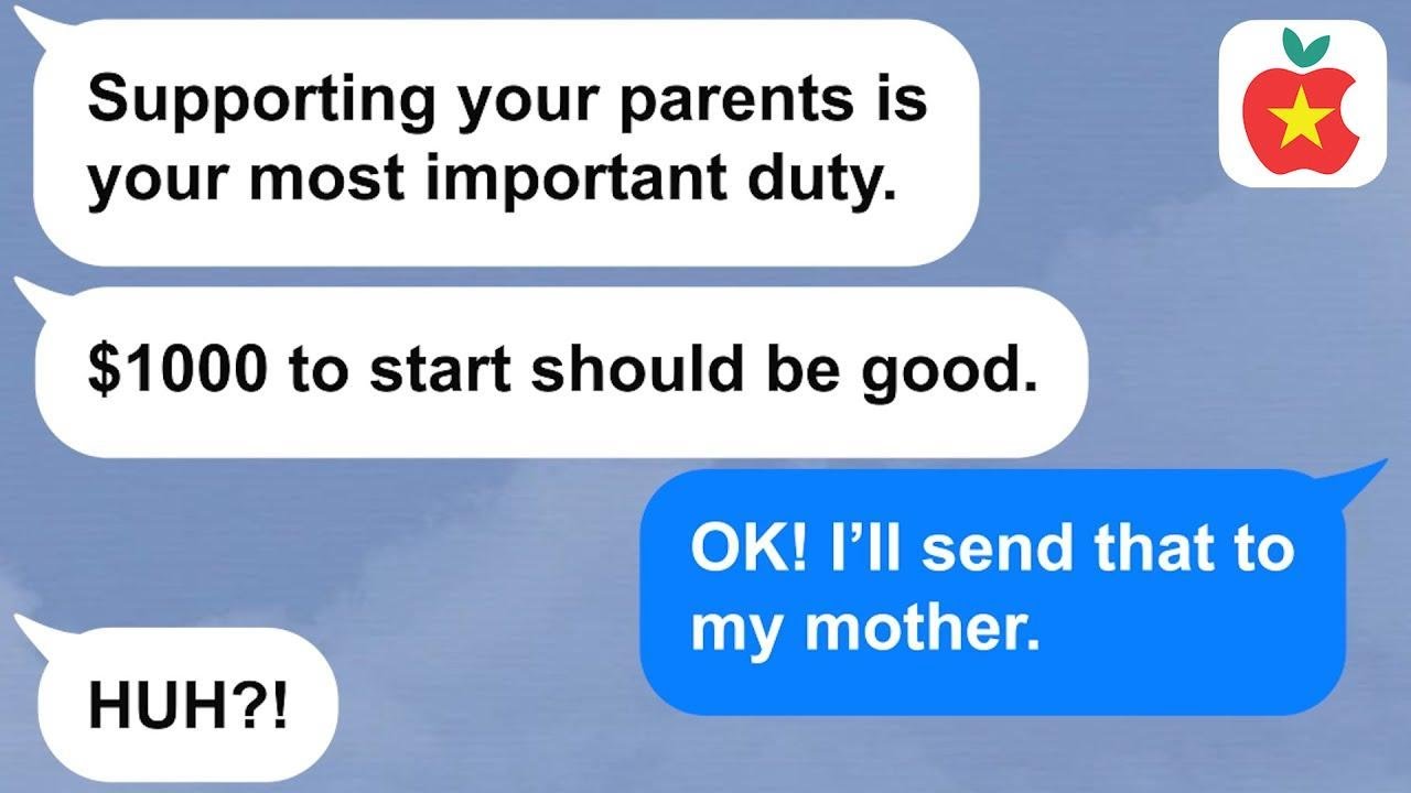 【Apple】 MIL demands I send her money constantly. I finally got her off my back when... LOL!!!