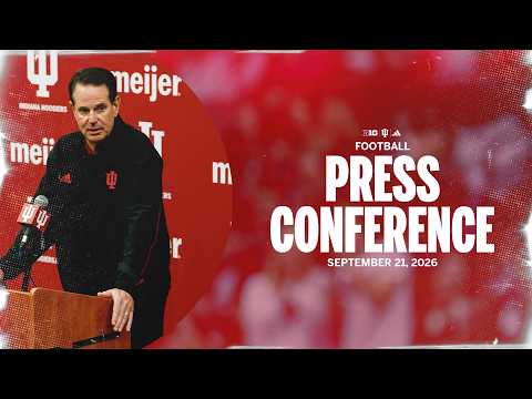 Indiana Football | Curt Cignetti Press Conference | 9/21/26