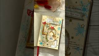 Waiting for the Christmas gifts 🎁❤️ ASMR Scrapbook 🩵 #scrapbook #journal #asmr #viral