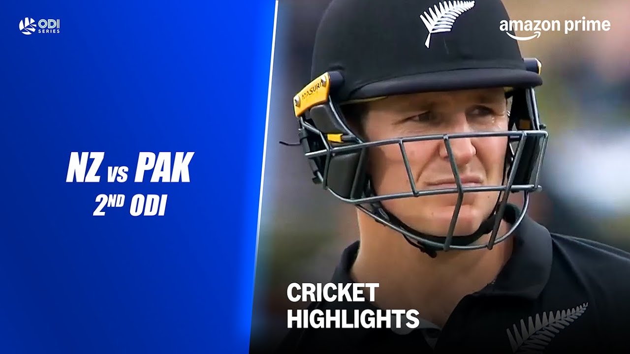 NZ vs PAK 2nd ODI - Cricket Highlights | Pakistan Tour Of New Zealand ...