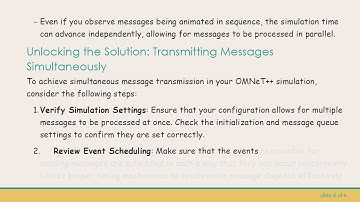 How to Transmit Multiple Messages Simultaneously During Simulation in OMNeT+ +