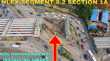 PREPARING TO INSTALL CONCRETE GIRDER/NLEX SEGMENT 8.2 SECTION 1A PROJECT UPDATE