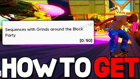 BLOCK PARTY LOCATION in SKATE 4! (Skate.) (Sequences With Grinds Around the Block Party)