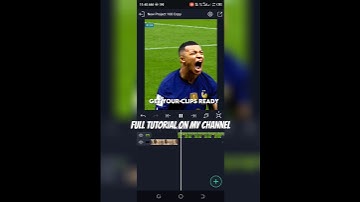 Full Tutorial On My Channel. #alightmotion #tutorial #football #mbappe #shorts