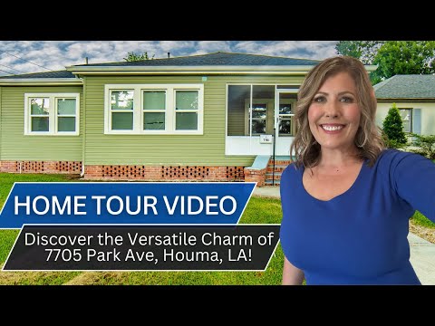 7705 Park Ave, Houma, LA home video tour
