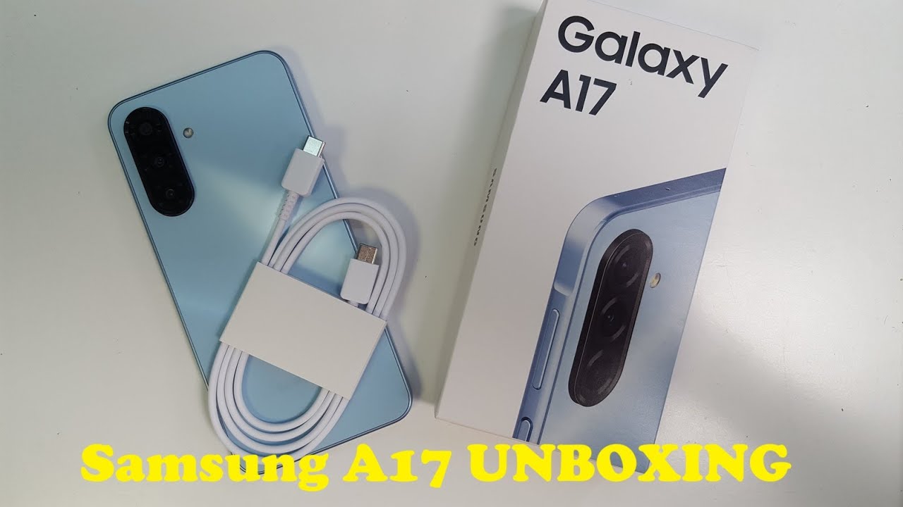 Samsung Galaxy A17 SM A175 UNBOXING