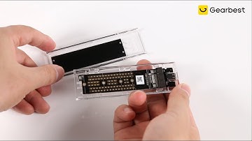 ORICO TCM2F-C3 NGFF M.2 Transparent HDD Enclosure - Gearbest.com