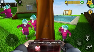 Troll miss T every day - Scary Teacher 3D  (Mod Menu) , gameplay android/ ios