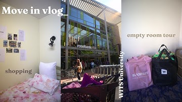 University move-in_ WITS University || empty room tour, shopping, travelling, unpacking, organizing