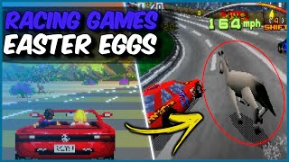 10 SEGREDOS E EASTER EGGS escondidos em jogos de corrida CLÁSSICOS