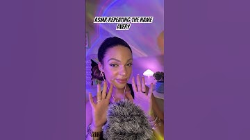 ASMR Repeating the Name Avery #tingles #visualtingle #asmrtriggers #relax #mouthwhisper