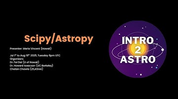 Intro2Astro 2025: Scipy/Astropy