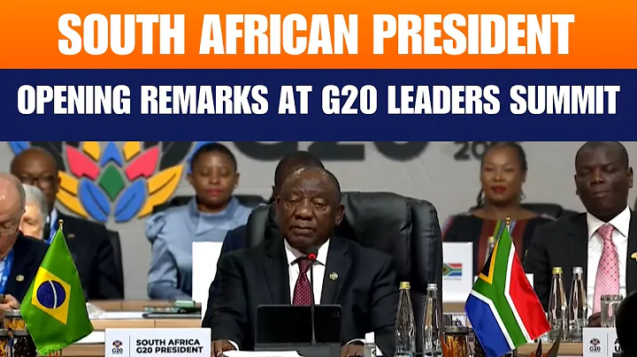 LIVE: South African president Ramaphosa delivers opening remarks at G20 leaders Summit |Johannesburg