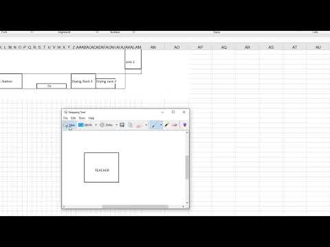 How to Make a Floor Plan or Classroom Layout in Excel within Minutes for FREE! Super Easy Excel Tips