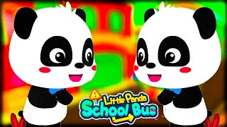 ❣️ Little Panda 🐼 School Bus | Kids Cartoon | BabyBus Game | Kids Animation #cartoon #kids