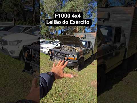 Olha essa Ford F1000 4x4 que encontrei no leilão do Execito