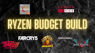 Ryzen Budget Build | Ryzen 5 2600   RX 580 4GB | 5 Game Benchmarks #2