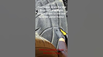 2018-2024 Audi Q5 SQ5 Sunroof Water Drain Unclogged Rear Fender Liner  #automobile #audi #mechanic