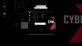 Concepts of SSH configuration using keys 🔑 #cybersecuritytraining #ethicalhacking #kalilinux