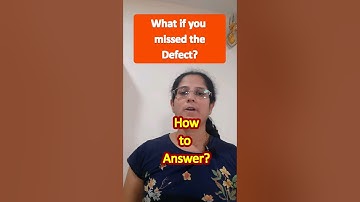 Interview Question: How to handle a situation when QA missed a defect? #softwaretesting #shorts