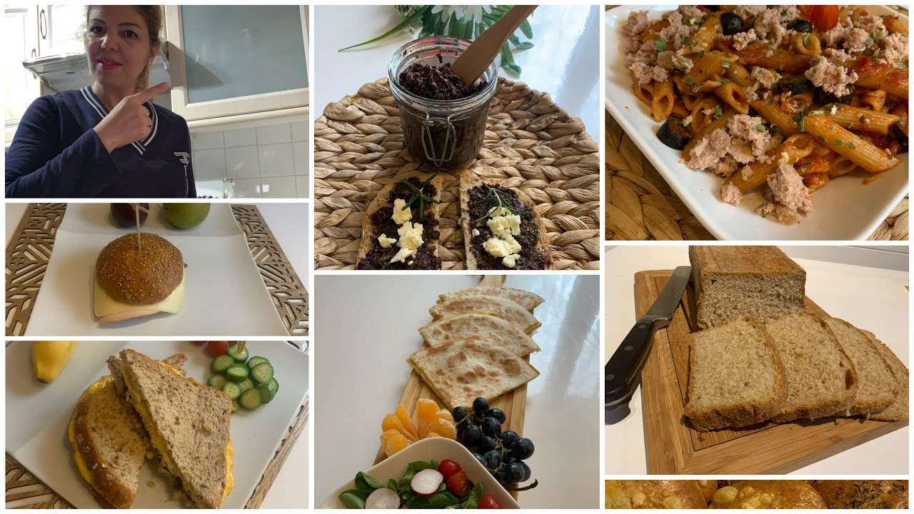 وجبات عشاء او غداء لمدة اسبوع ساهلين/وبعجينة سحرية نعطيك أفكار بسيطة تهنيك من الوقوف بزاف فالكوزينة