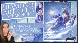 Sneak Peek of “Trekking Through the Snow” by Yasu Art Studio!!! Diamond Art Club’s 8th Anniversary!