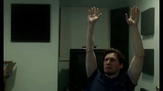 Jerma's "stuck on the ceiling" joke, the right way around
