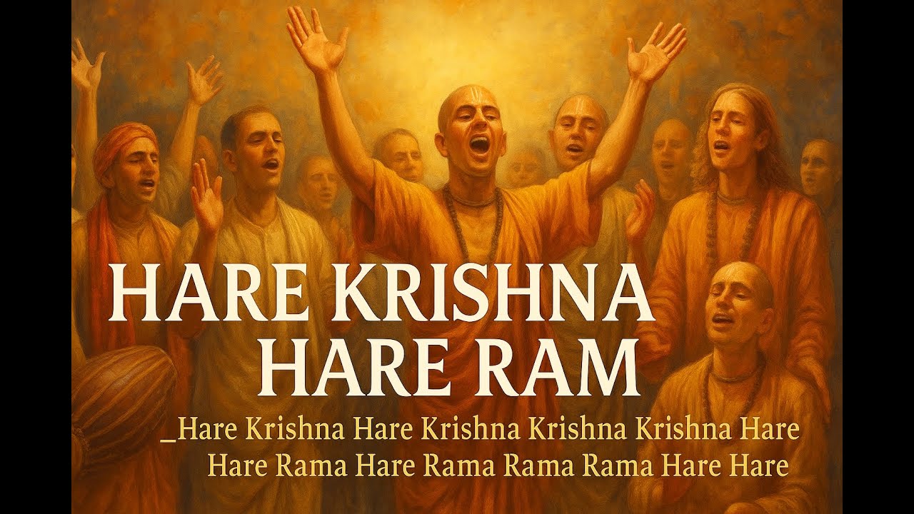 Hare Krishna Hare Ram Mantra Chanting  Maha Mantra for Peace, Healing & Divine Energy