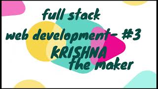 CSS Tutorial || Introduction and tags || Full stack web development || #3 ||css3