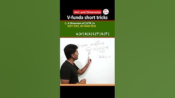 Short Tricks | Unit and dimension | NEET/JEE 2025 | 11th & 12th #shorttricksphysics | Er. VK Sir