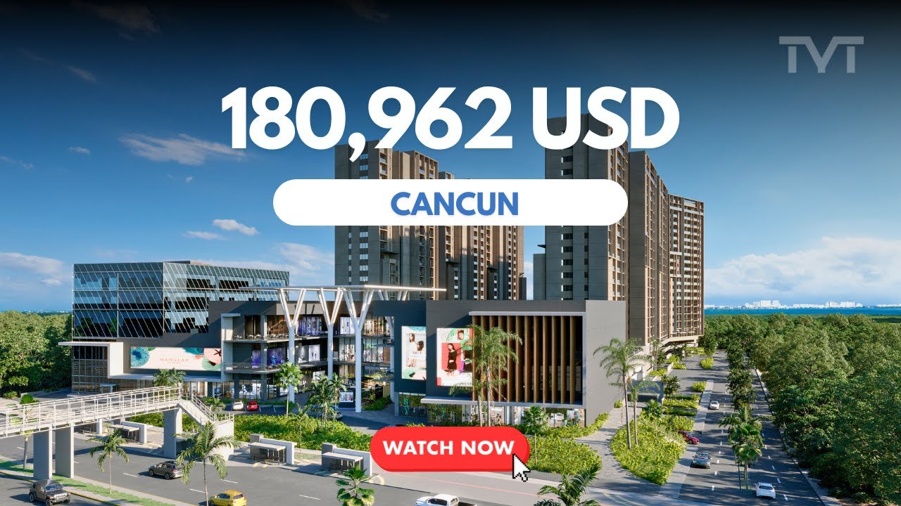 VENTA DEPARTAMENTO en CANCUN con PLAZA COMERCIAL - YouTube