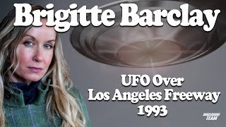 UFO Over Los Angeles Freeway - Brigitte Barclay