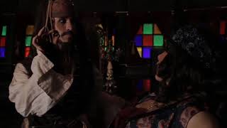 Джек Воробей и Анжелика Тич. &quot;Зацепила меня&quot;- Артур Пирожков. Jack Sparrow and Angelica Teach.