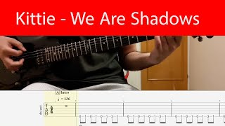 Kittie - We Are Shadows Guitar Cover With Tabs And Backing Track(Drop C)
