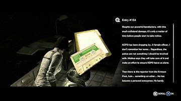 The Evil Within: Consequence - Ch.3 Illusions: Entry #154 "KCPD, Ivan Reporter, Beacon" Audio Log