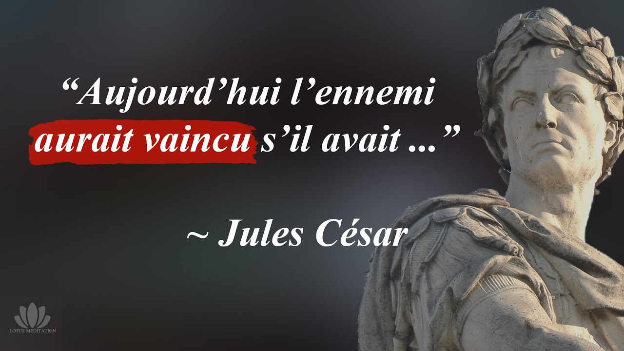 Jules César : Citations PUISSANTES et TRANSFORMATRICES - YouTube