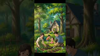 Planting the tree #kids #children #anime #anak #keluarga #happy #subscribe #support #family #love