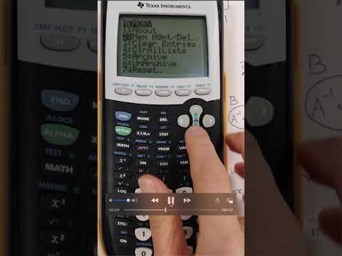 How to delete matrices on the TI-84+
