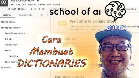 Buat DICTIONARIES [Tutorial Pemrograman dan coding Python bahasa Indonesia untuk pemula] #INDOSOAI