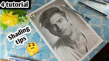 Sushant Singh Rajput drawing step by step | 4 tutorial |Sushant Singh Rajput ki drawing