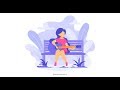 [Timelapse] Woman Playing Guitar Illustration